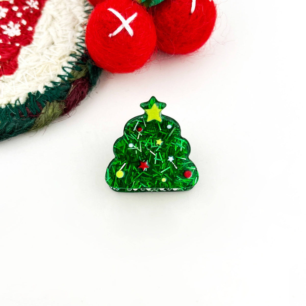 Mini Christmas Claw Clip