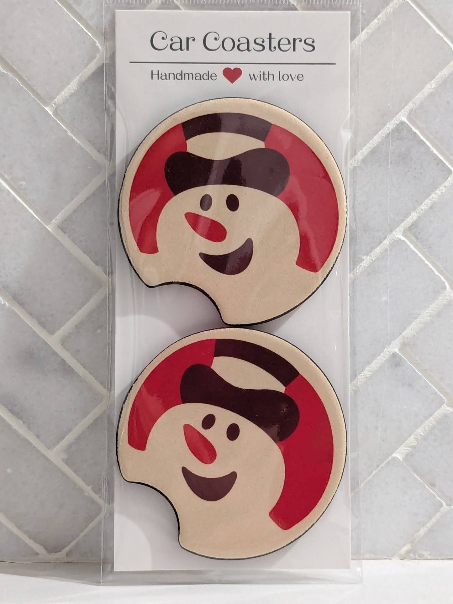 Christmas Sugar Cookie Car Coasters