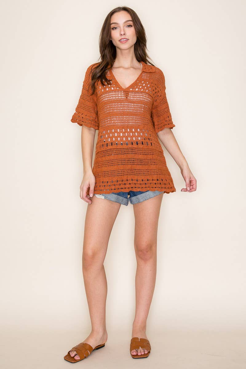 Crochet Tunic Top