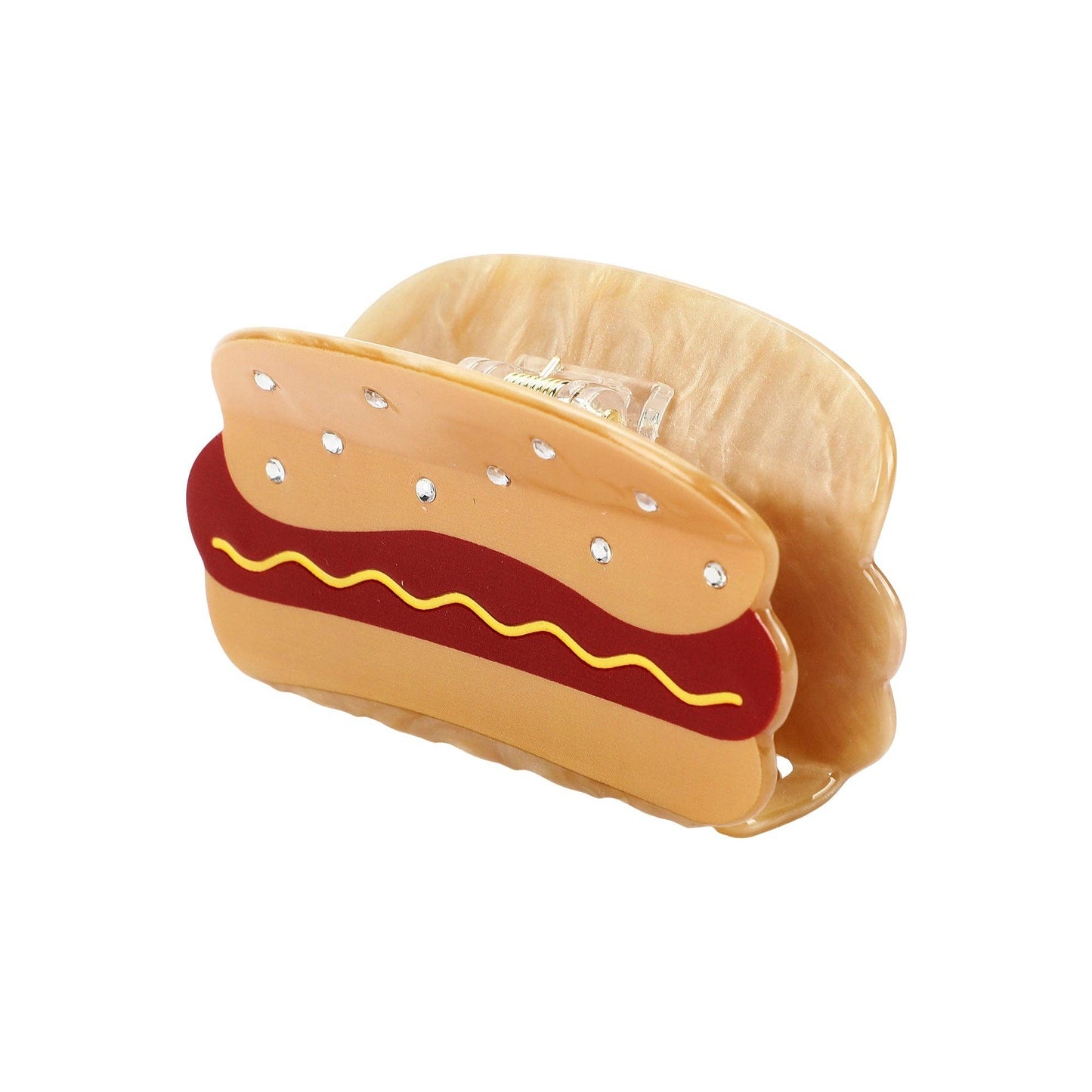 Hotdog Hair Claw Clip