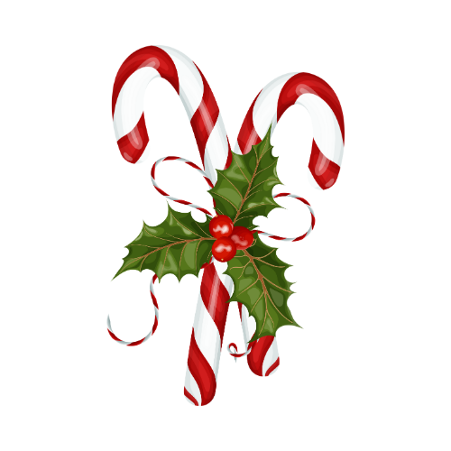 Candy Cane Acrylic Napkin Weight