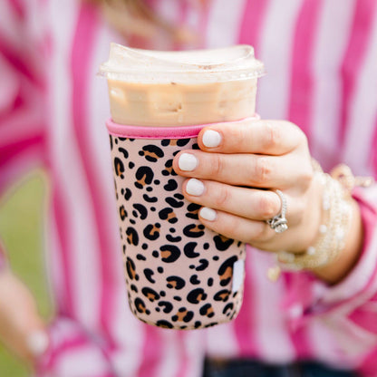 Leopard Print Drink Sleeve