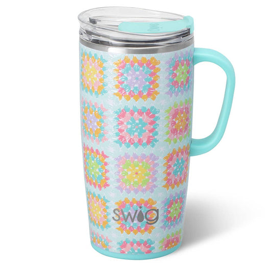 Granny Squares Travel Mug (22oz)