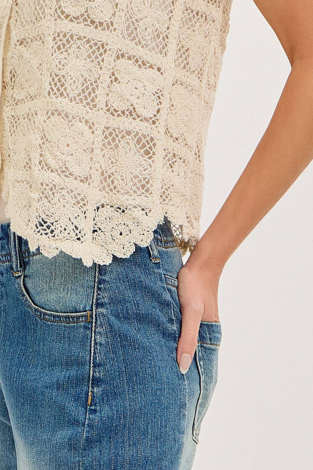 Bohemian Feel Crochet Tank