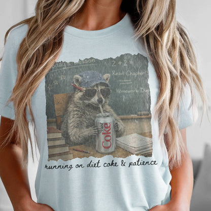 Raccoon Feral Teacher Tee