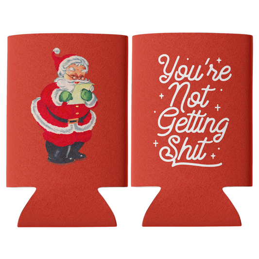 Funny Christmas Santa Can Cooler