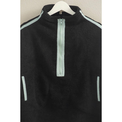 Fleece Half-Zip Pullover Jacket