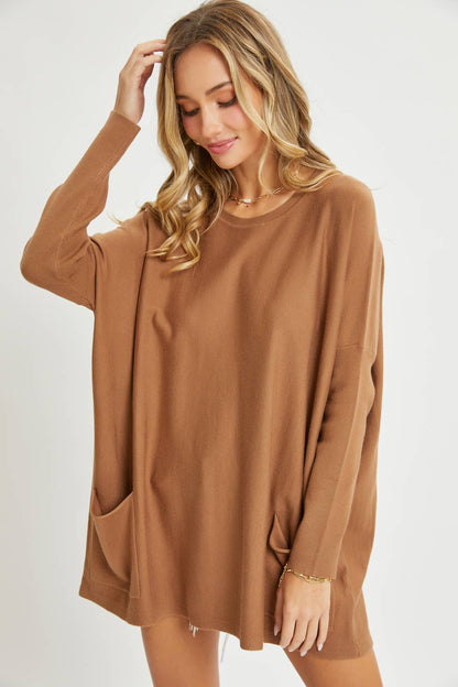 Oversized Round Neck Sweater