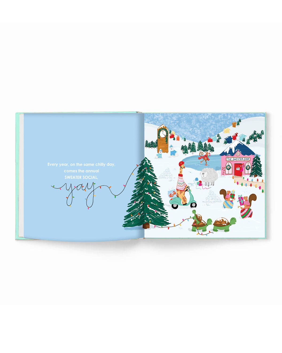 The Sweater Social Holiday Children's Book