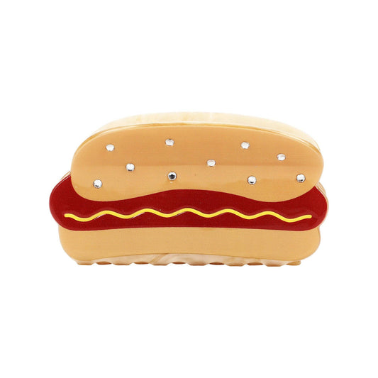 Hotdog Hair Claw Clip