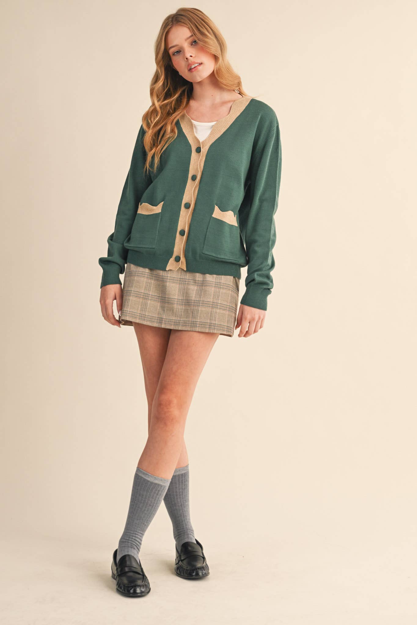 Scalloped Sweater Cardigan