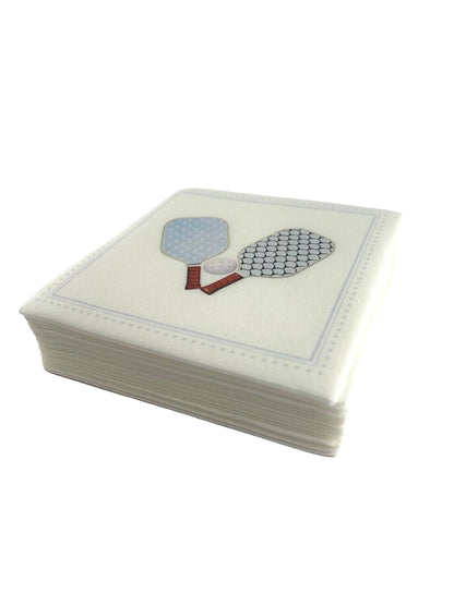 Pickleball Linen-Feel Cocktail Napkins