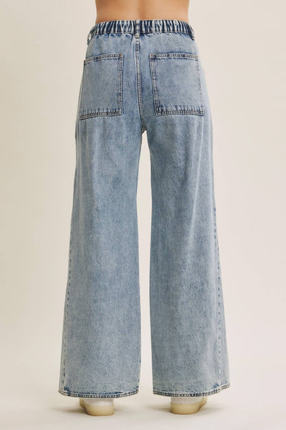 Ease and Grace Wide Leg Jeans