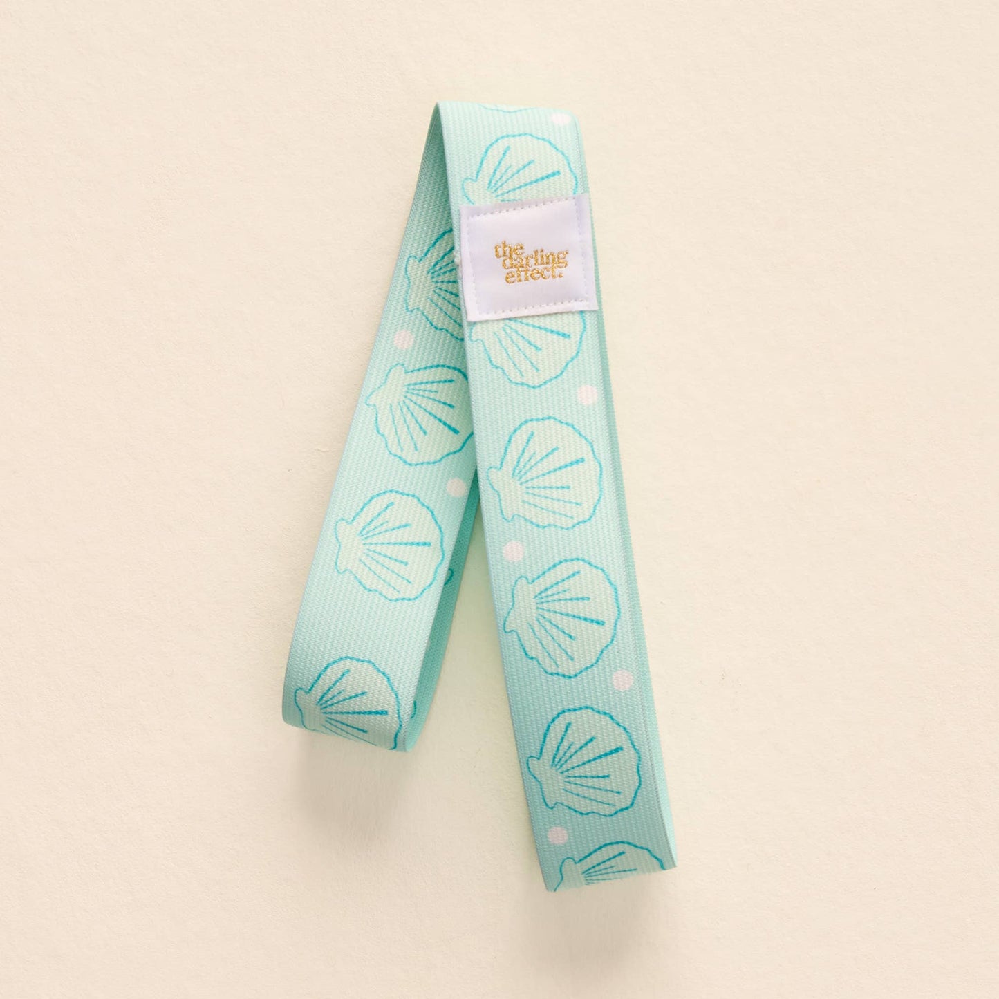 Stay-Put Towel Band-Seashells Aqua