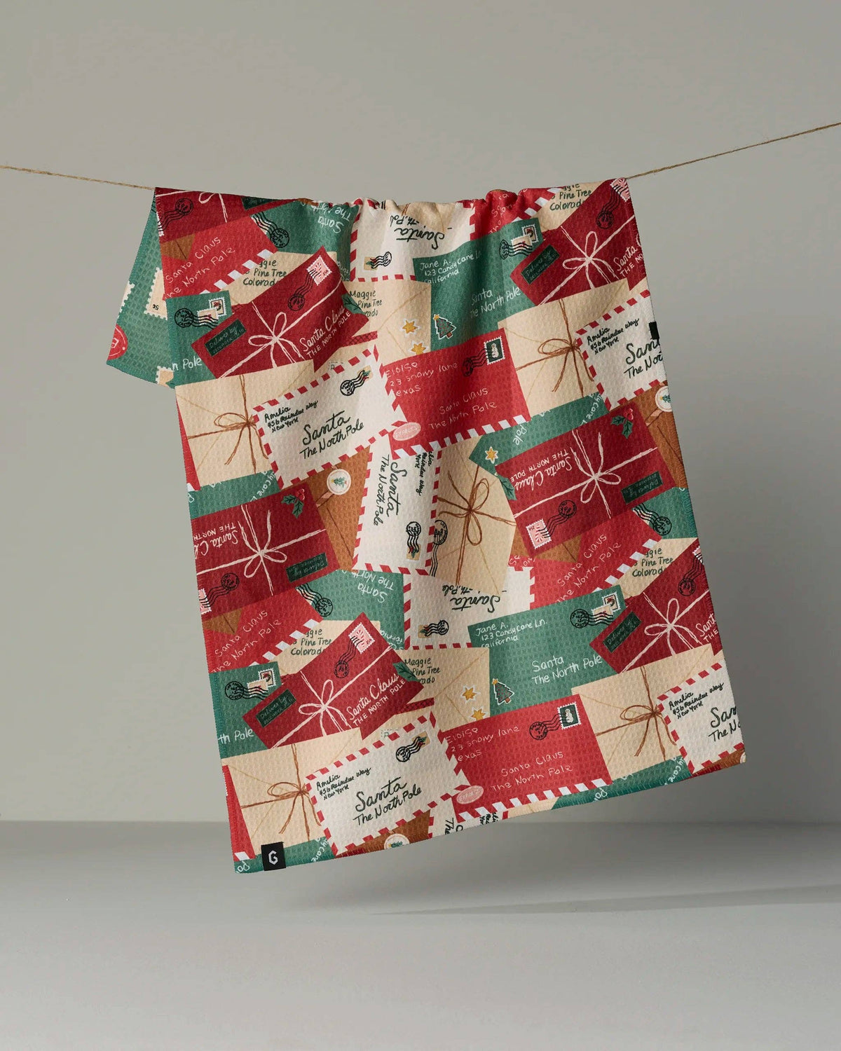 Merry Mail Luxe Kitchen Towel