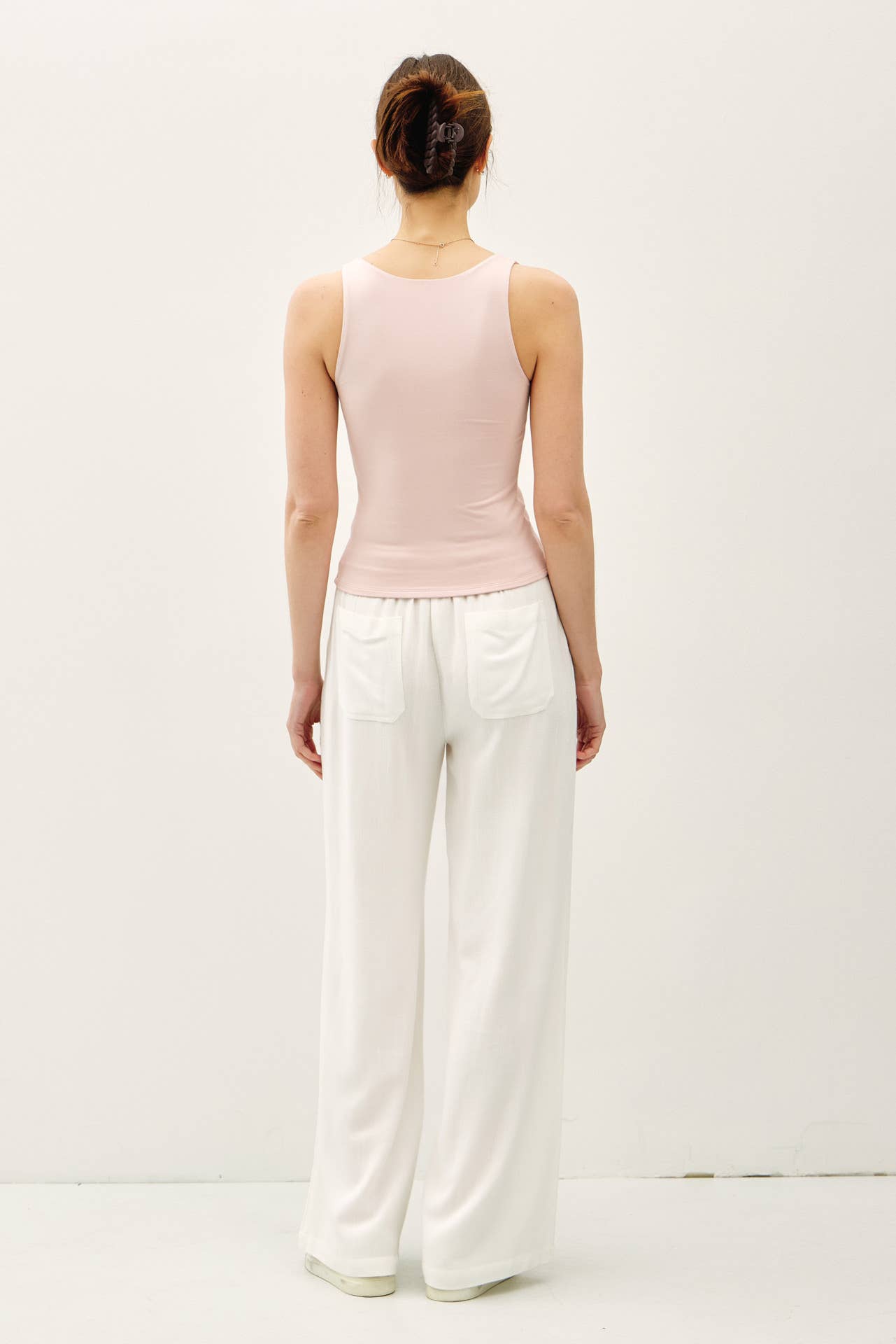 Basic Full Length V-Neck Tank