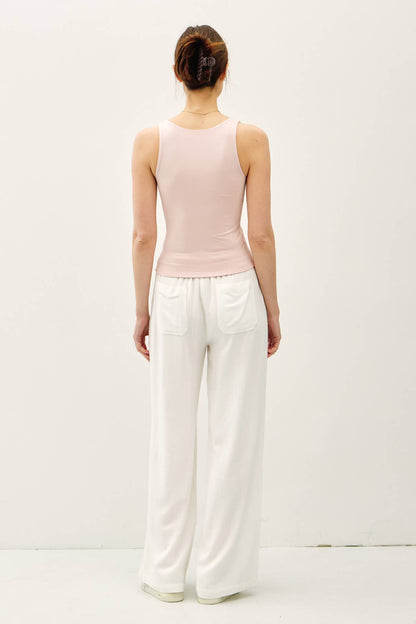 Basic Full Length V-Neck Tank