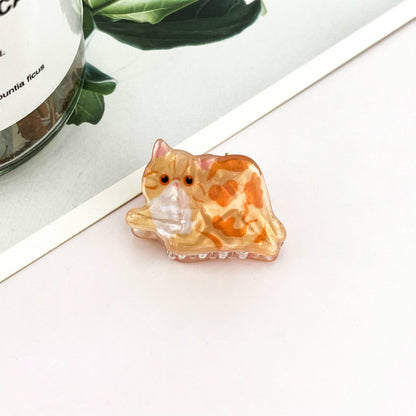 Mini Cute Kitten Claw Clip
