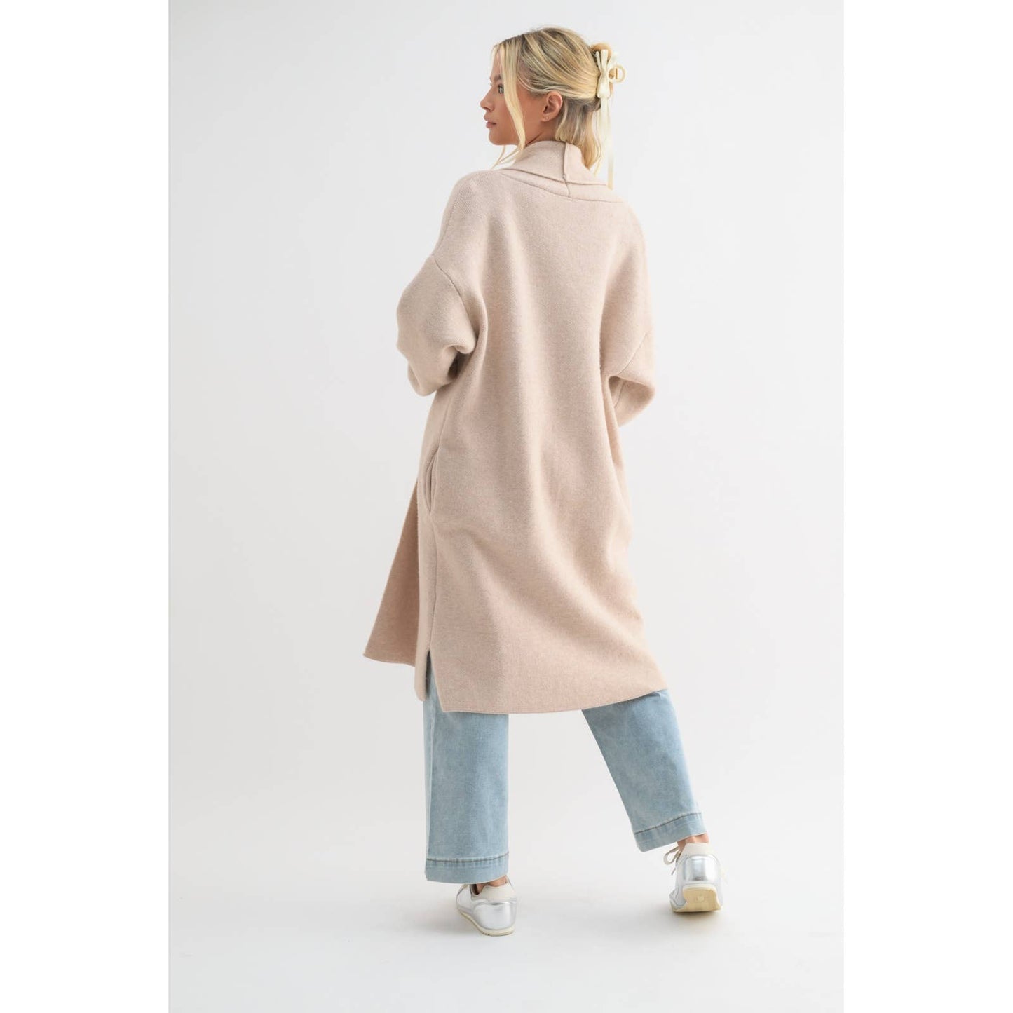 Melange Sweater Coat