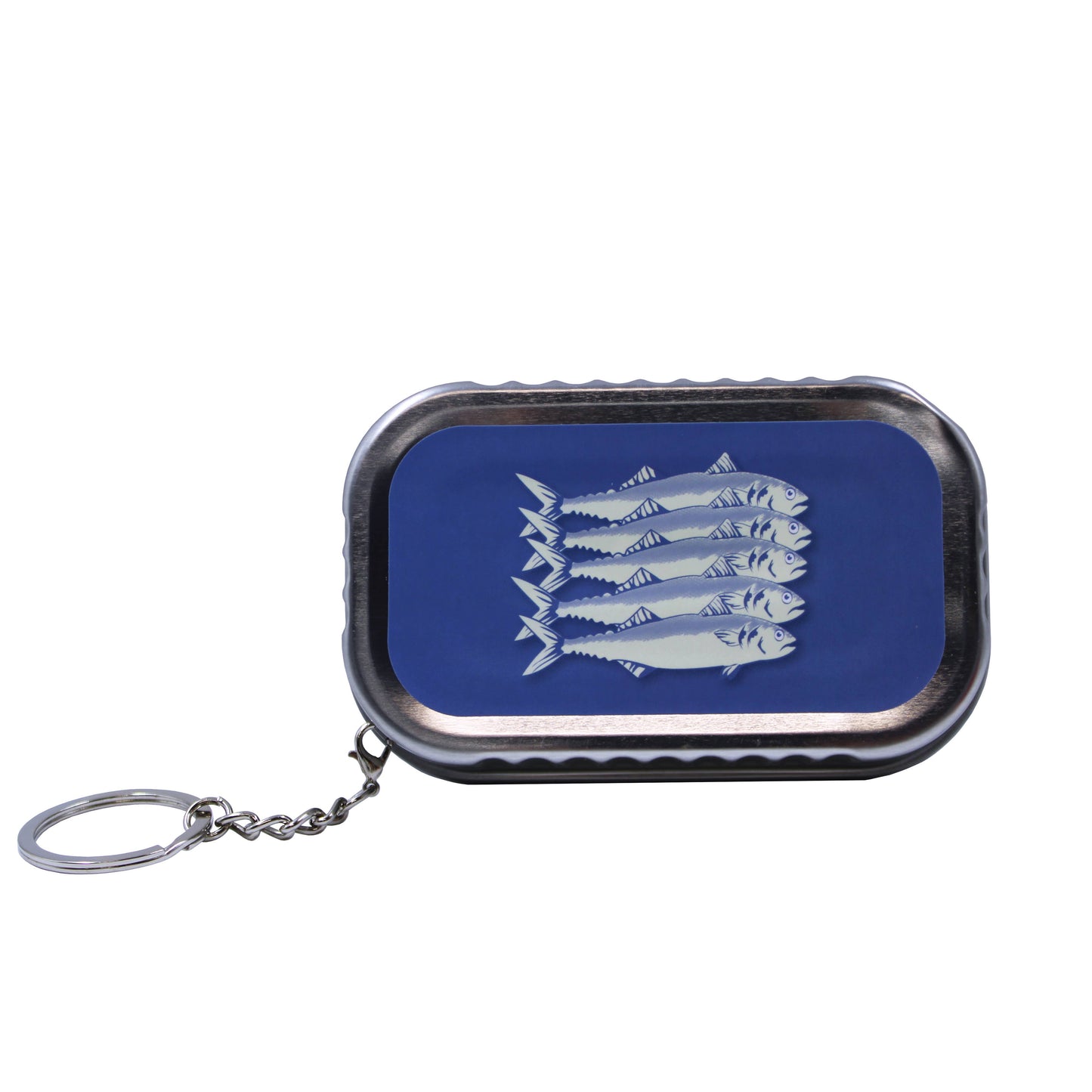 Sardine Tin Keychain