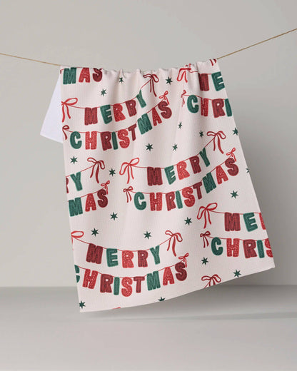 Christmas Banner Tea Towel