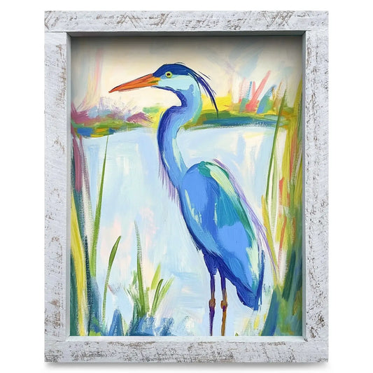Watercolor Heron