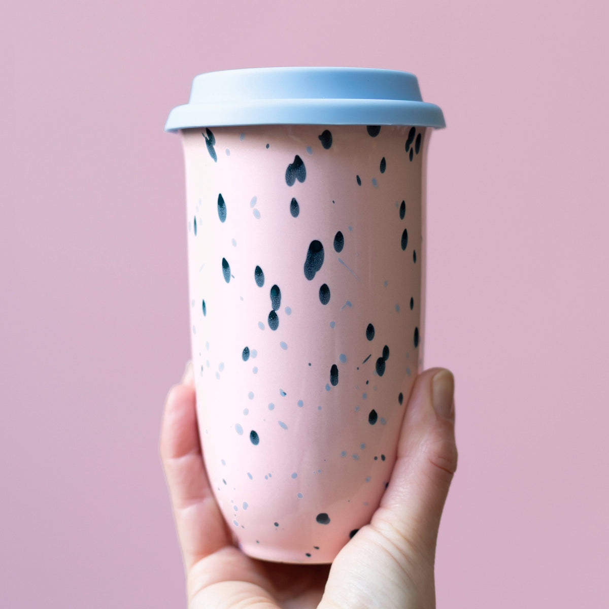 Blossom Ceramic Travel Cup 16oz | Reusable Coffee Tumblers