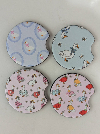 Silly Goose Car Coasters