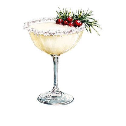 Festive Cocktail Acrylic Napkin Weight