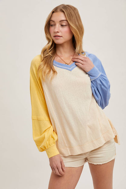 Tri Color Pullover