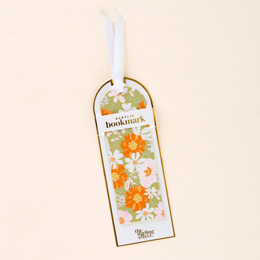 Acrylic Bookmark-Bouquet Beauty Sage