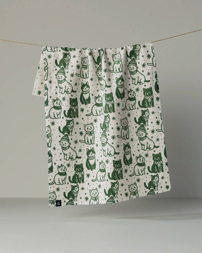 Cozy Kittens Luxe Kitchen Towel