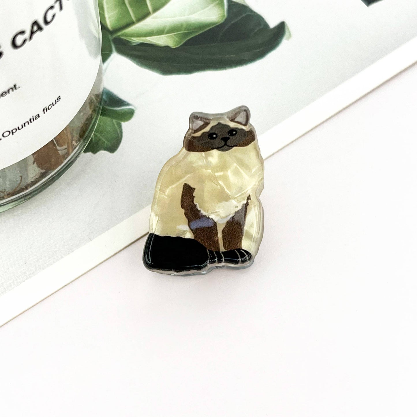 Mini Cute Kitten Claw Clip
