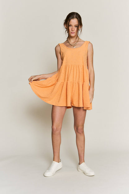 Burnout Textured Towel Romper