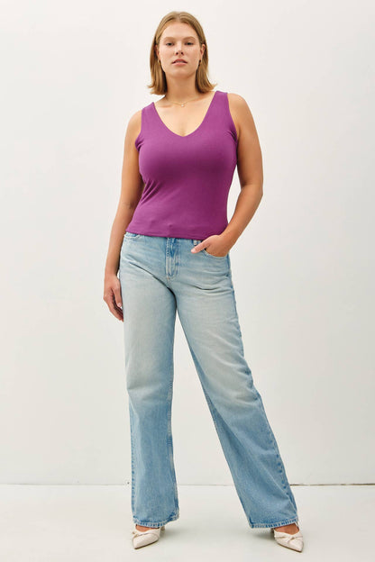 Plus Basic V-Neck Tank