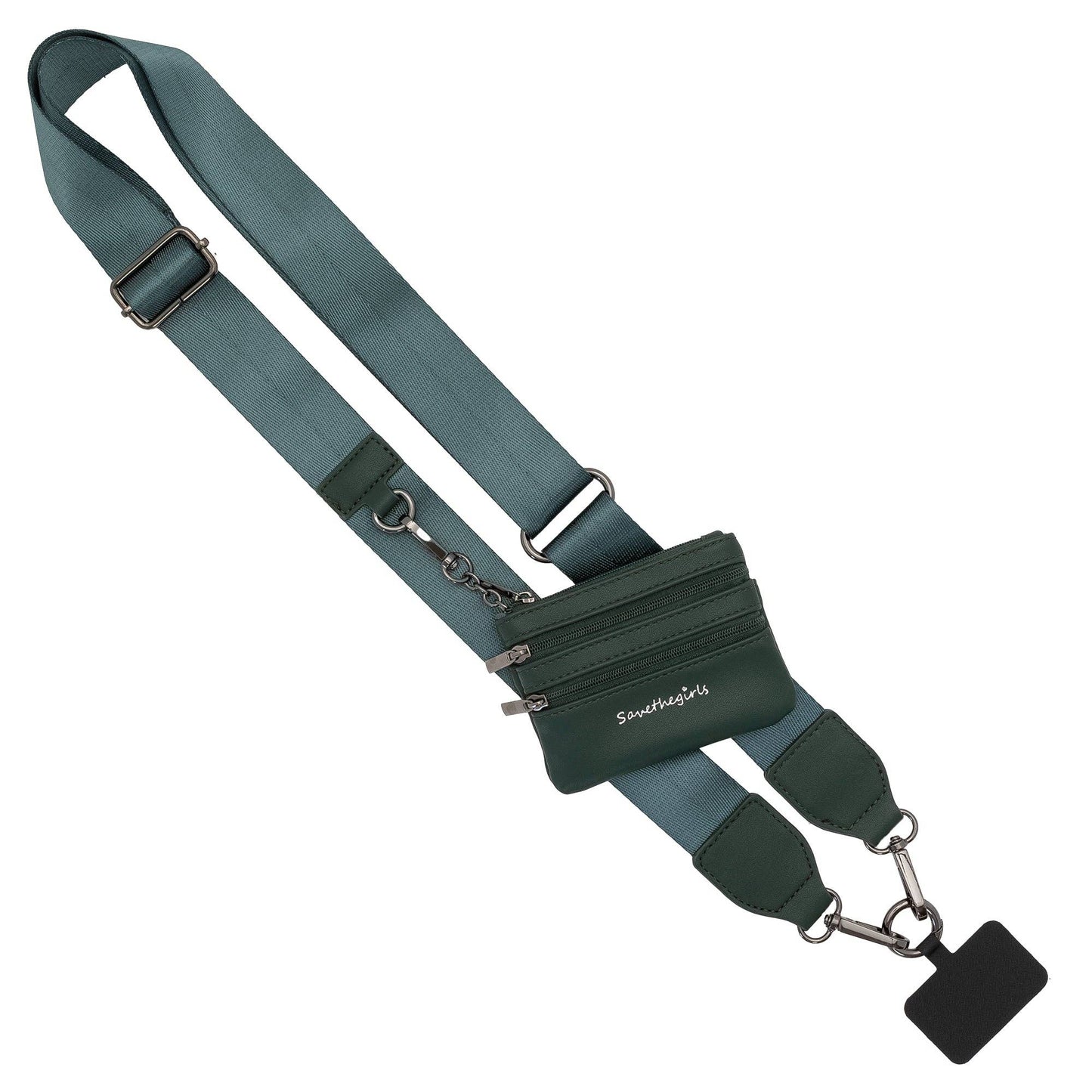 Clip & Go Strap w/Zippered Pouch Solid