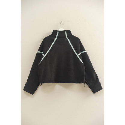 Fleece Half-Zip Pullover Jacket