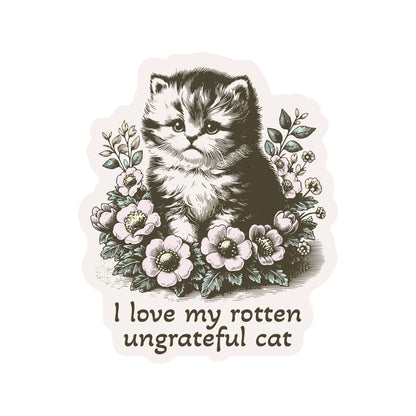 Rotten Kitty Cat Sticker