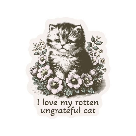 Rotten Kitty Cat Sticker
