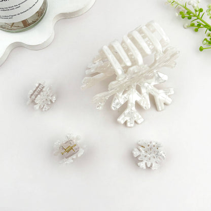 Christmas Snowflake Claw Clip