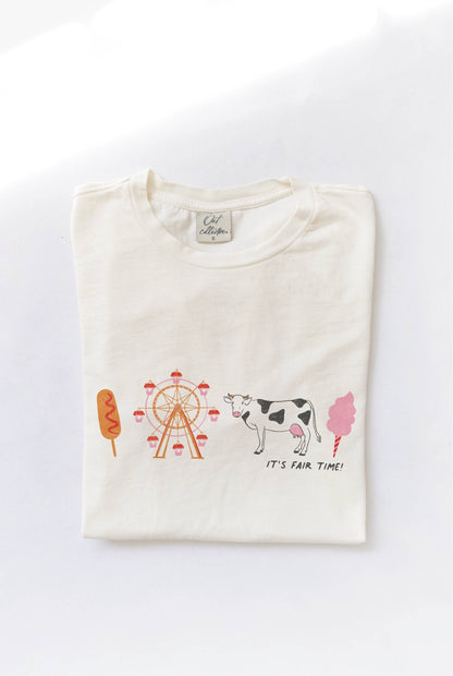 IT'S FAIR TIME! Mineral Washed Graphic Top