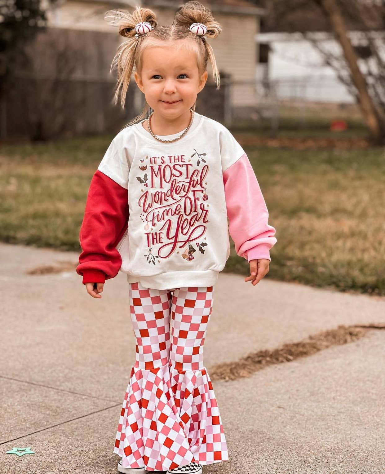 Most Wonderful Time | Girls Christmas Sweatshirt