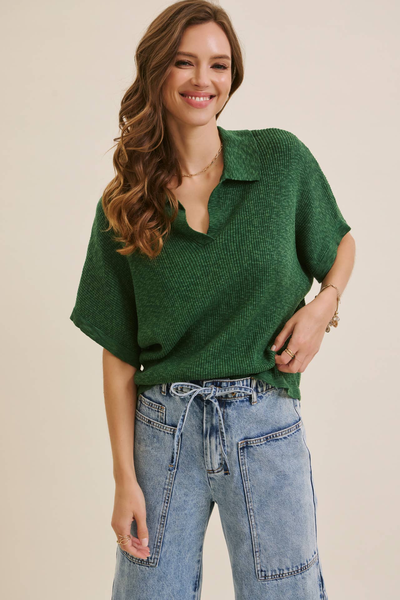Ease and Grace Wide Leg Jeans