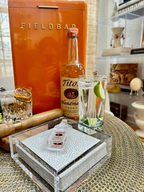 Vodka Acrylic Napkin Weight