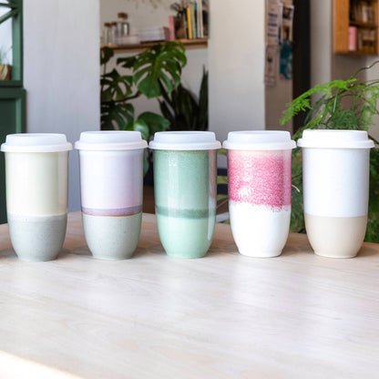 Emerald Ceramic 16 oz Travel Mug