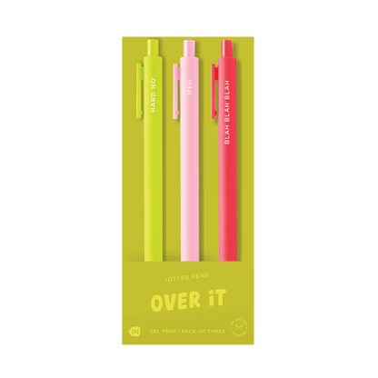 Jotter Sets 3 Pack Gel Pens