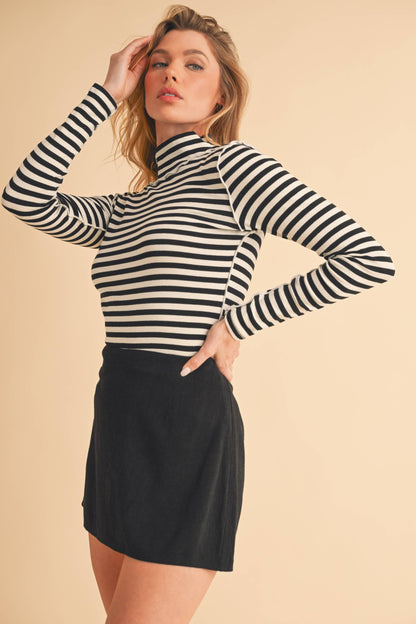 Tarah Mock Neck Top