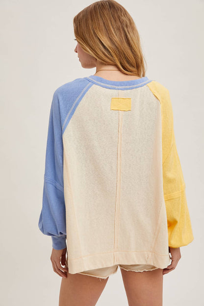 Tri Color Pullover