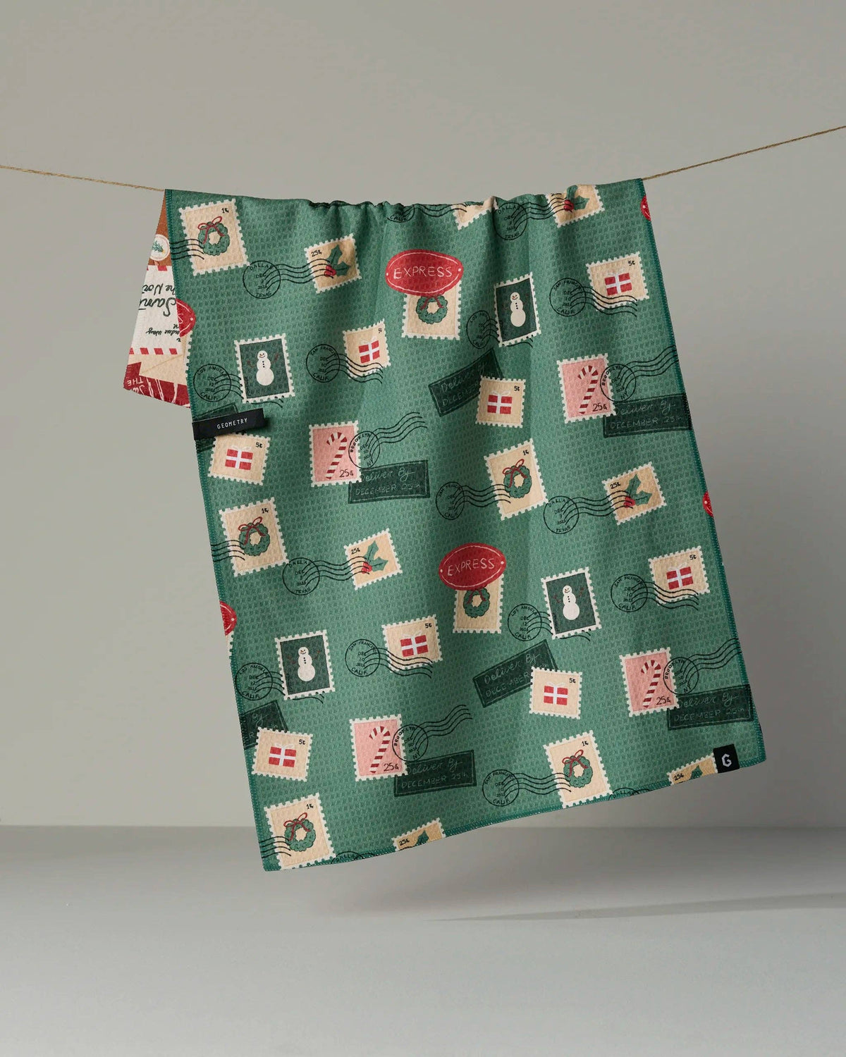 Merry Mail Luxe Kitchen Towel