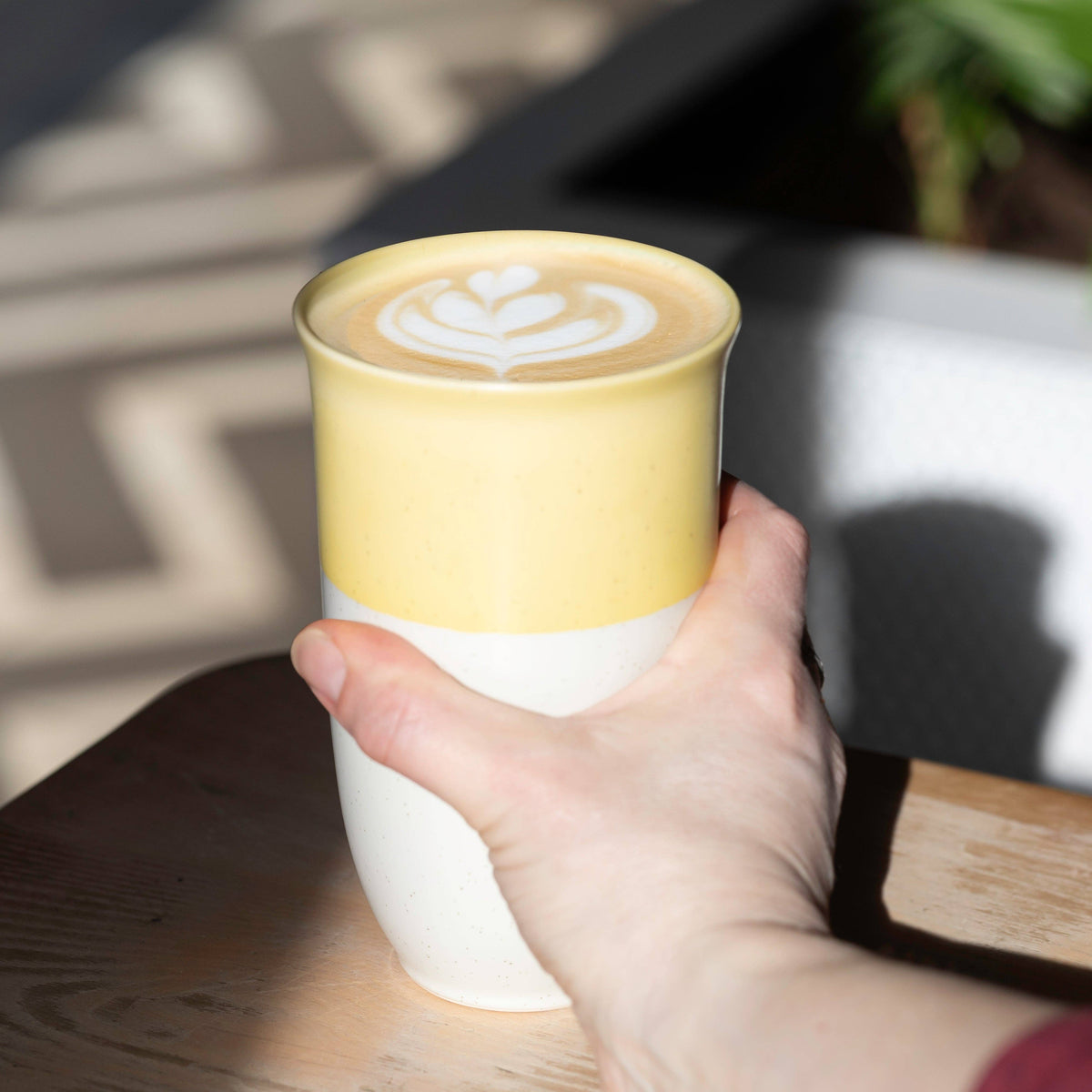 Lemon Ceramic Travel Cup 16oz | Perfect Christmas Gifts